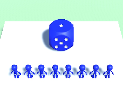 Mchezo Jeshi Roll Push  online
