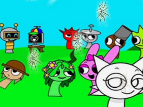 Mchezo Sprunki spot incredibox  online