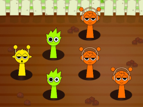 Mchezo Sprunki whack mole online