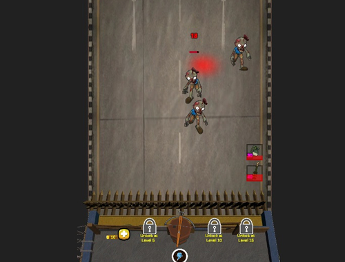 Mchezo Zombie Ulinzi Survival  online
