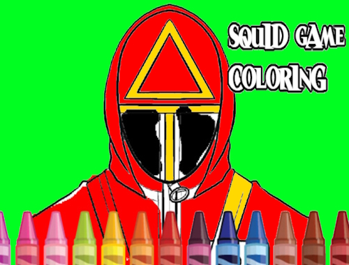 Mchezo Squid Mchezo Coloring  online