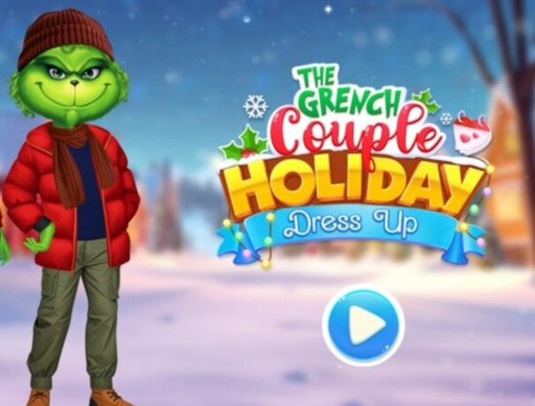 Mchezo Mavazi ya Sikukuu ya Wanandoa wa Grinch  online