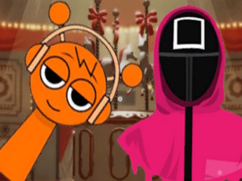 Mchezo Mchezo wa Squid Sprunki Mingle 2  online