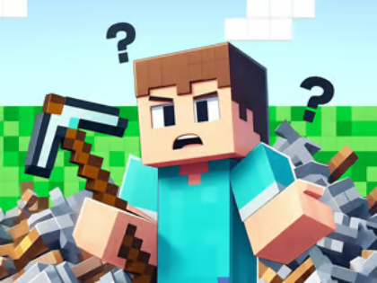 Mchezo Maswali ya Watoto: Minecraft NOOB Kwa PRO  online
