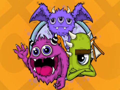 Mchezo Neno Monsters  online