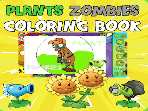 Mchezo Mimea dhidi ya Zombies Coloring  online