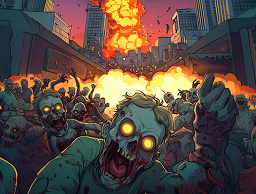 Mchezo Zombie kuzingirwa. io  online