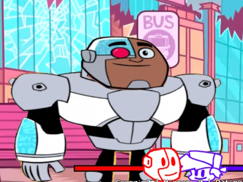 Mchezo Ijumaa Usiku Funkin' dhidi ya Cyborg: Wiki Kamili  online