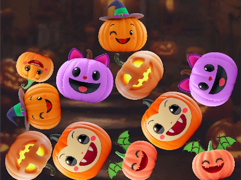Mchezo Unganisha Connect Pumpkins: Halloween!  online
