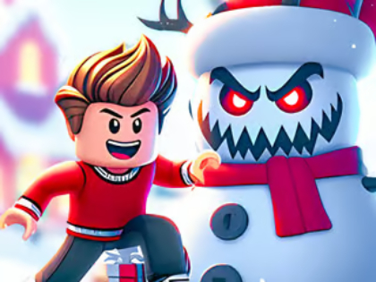 Mchezo Jigsaw Puzzle: Vita vya Roblox Snowball  online