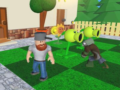 Mchezo Mimea dhidi ya Zombies 3D  online