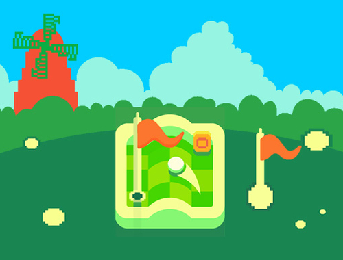 Mchezo Gofu ya Pixel Mini  online