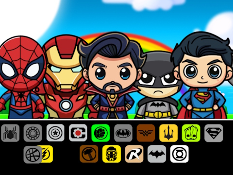 Mchezo Sprunki superhero online