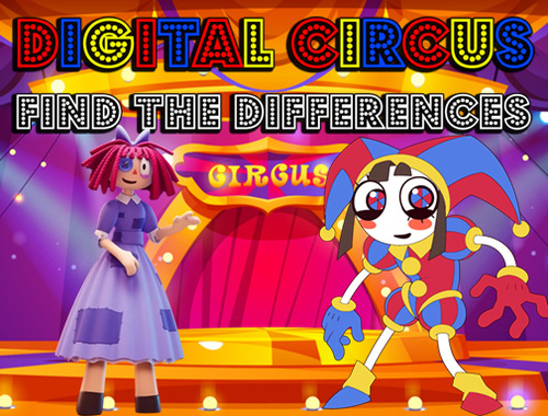 Mchezo Circus za dijiti hupata tofauti  online