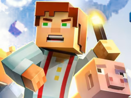 Mchezo Jigsaw puzzle: Minecraft shimo  online