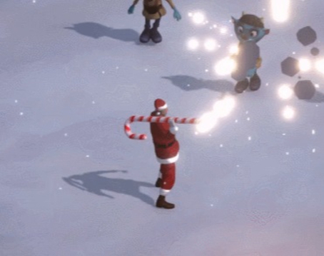 Mchezo Santa na kanuni  online