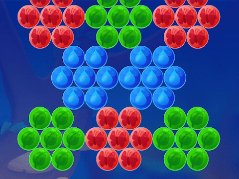 Mchezo Bubble mania risasi  online
