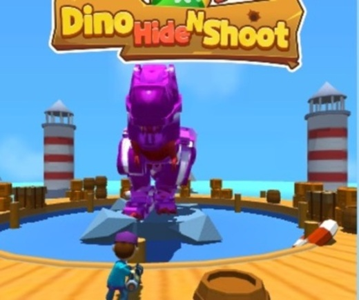 Mchezo Dino kujificha n risasi  online