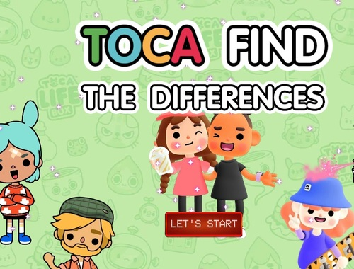 Mchezo TOCA kupata tofauti  online