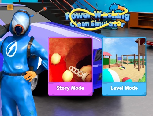 Mchezo Kuosha nguvu Simulator safi  online