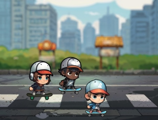 Mchezo Skater ya skater  online