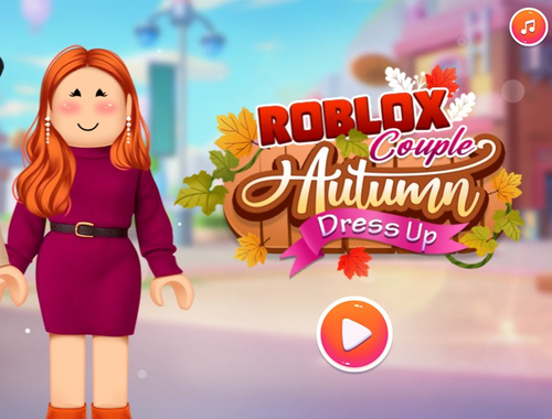 Mchezo Roblox wanandoa wa vuli huvaa  online