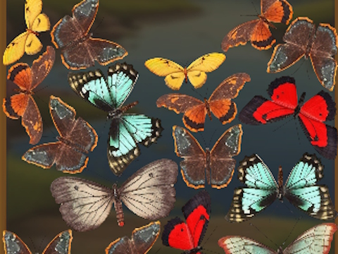 Mchezo Mergebuterfly: 2048! online