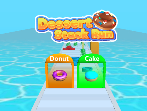 Mchezo Dessert Stack Run online