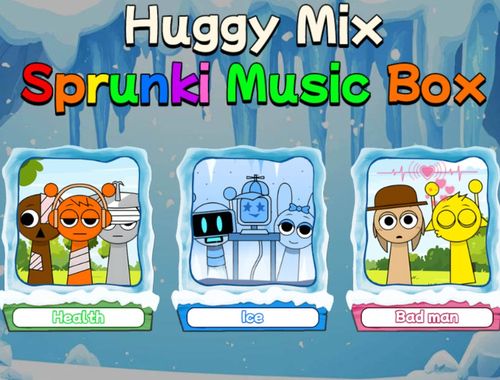 Mchezo Huggy Mchanganyiko wa Sanduku la Muziki la Sprunki  online