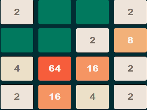 Mchezo Qolor 2048 online