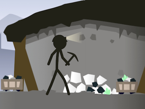 Mchezo Simulator ya Madini ya Stickman  online