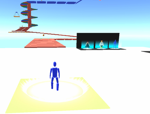 Mchezo Rahisi Obby Parkour  online