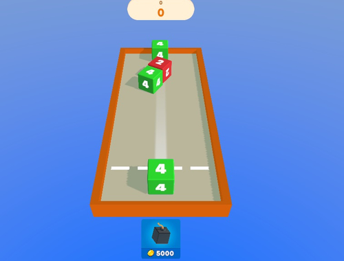 Mchezo Unganisha cubes 2048 3d  online