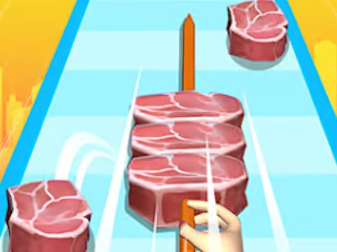 Mchezo BBQ Stack Run online