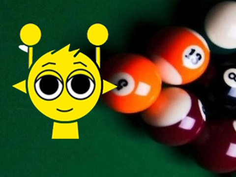 Mchezo Sprunki 2players billiard online