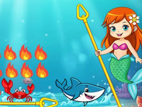 Mchezo Princess vs Shark online