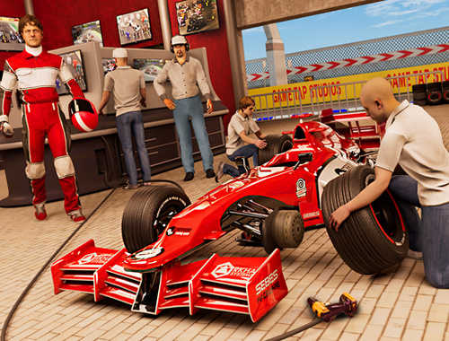 Mchezo Mashindano ya formula  online