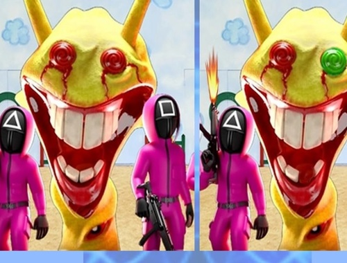 Mchezo Mchezo wa squid x sprunki anomaly  online