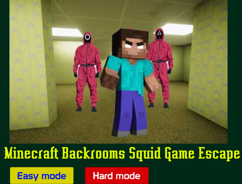 Mchezo Minecraft backrooms squid mchezo kutoroka  online