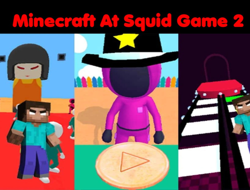 Mchezo Minecraft kwenye mchezo wa squid 2  online