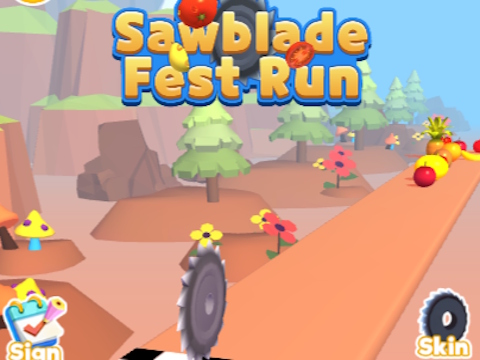 Mchezo Sawblade Fest Run online
