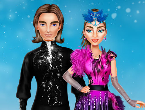 Mchezo Ice skating ballerina online