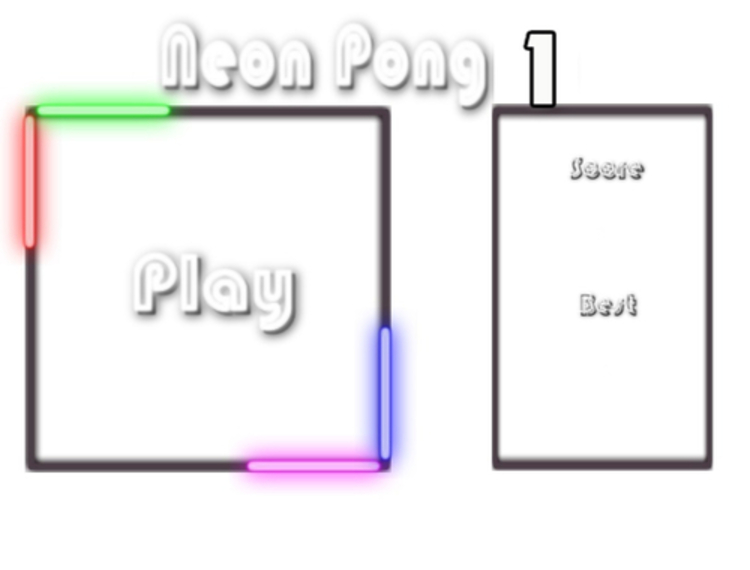 Mchezo Neon Pong 1 online