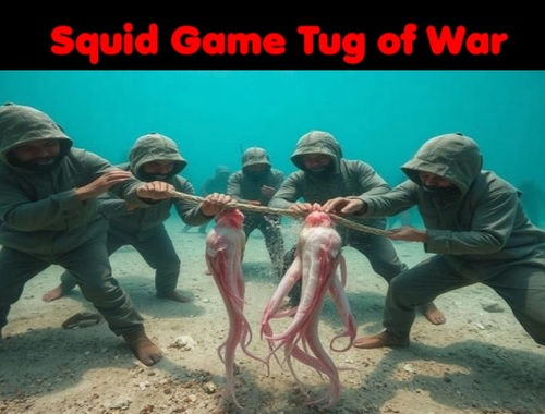 Mchezo Mchezo wa squid tug ya vita  online