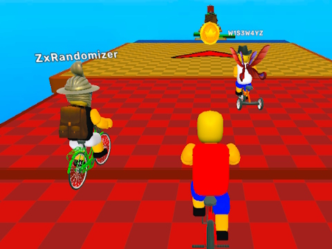Mchezo Obby kwenye baiskeli  online