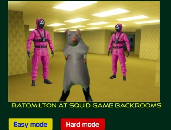 Mchezo Ratomilton kwenye vyumba vya nyuma vya mchezo wa squid  online