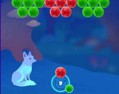 Mchezo Bubble mania risasi  online