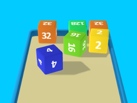 Mchezo 2048 CUBE Unganisha  online