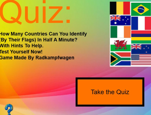 Mchezo 30S Easy Bendera Quiz  online