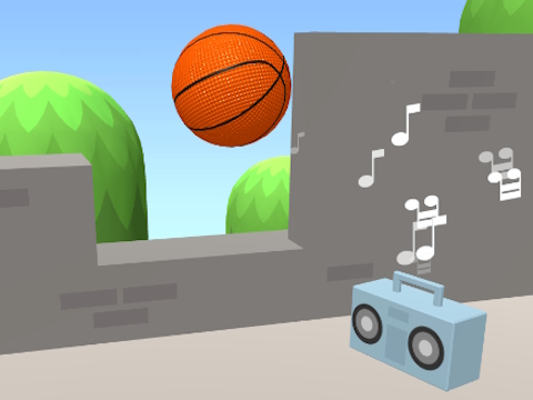 Mchezo Bounce Dunk Basketball online